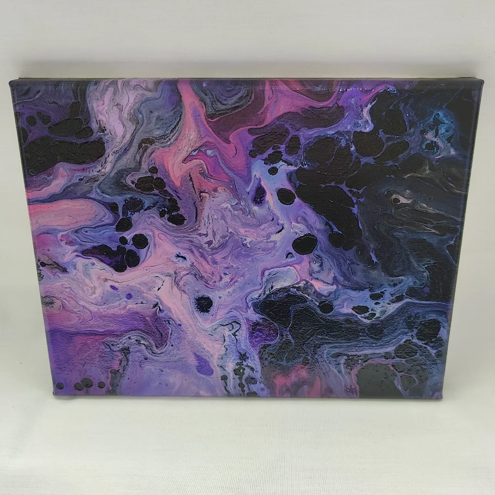 Original Acrylic Art  - 8 x 10 Inch Canvas - Picture 3 of 11